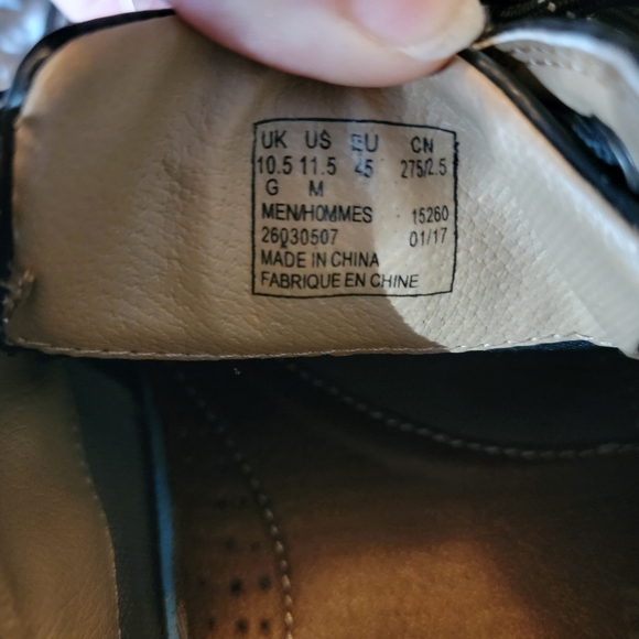 Clarks Black Boat Shoes - Picture 5 of 6